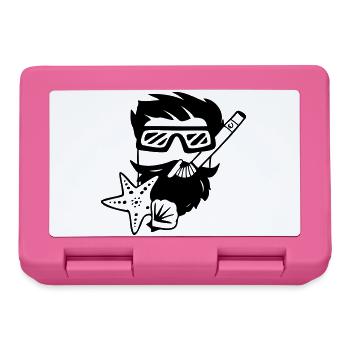 Snorkeler Diver - Lunchbox - pink - Front