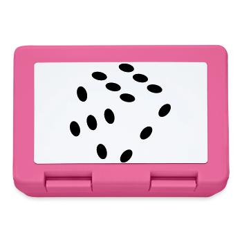 Dice, dice. Gambling, gambling, money - Lunchbox - pink - Front
