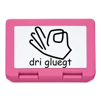 dri gluegt - Brotdose - Pink - Vorne