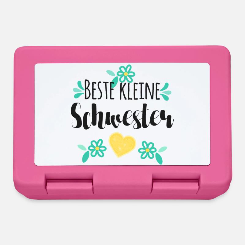 Beste Kleine Schwester - Brotdose - Pink