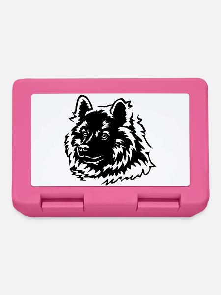 Eurasier Kopf - Brotdose - Pink