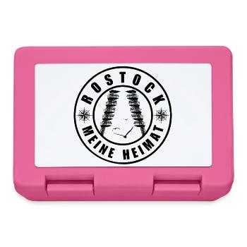 Rostock Meine Heimat - Brotdose - Pink - Vorne