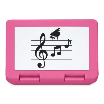 Klavier - Brotdose - Pink - Vorne