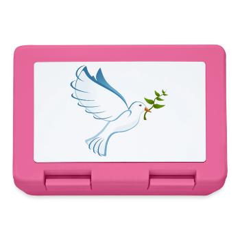 Dove of Peace - Lunchbox - pink - Front