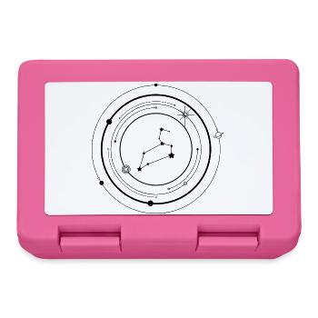 Leo Zodiac - Lunchbox - pink - Front