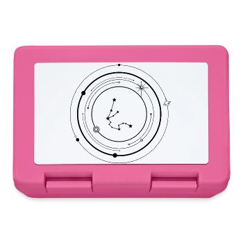 Starburst-Punkt-Sternbild - Brotdose - Pink - Vorne