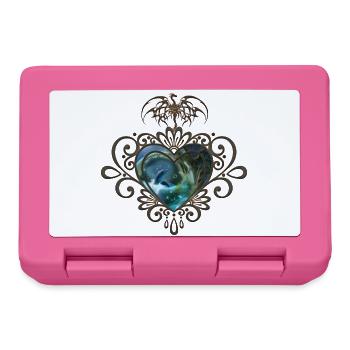 Cute dolphin in a bubble the hearts of the ocean - Lunchbox - pink - Front