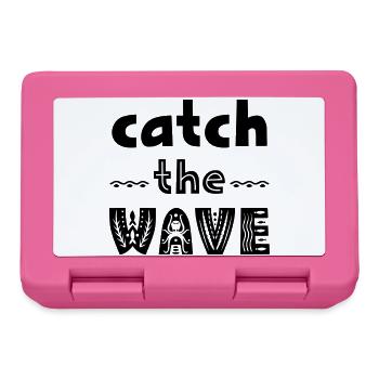 Abstract play of colors with neon accents - Lunchbox - pink - Front