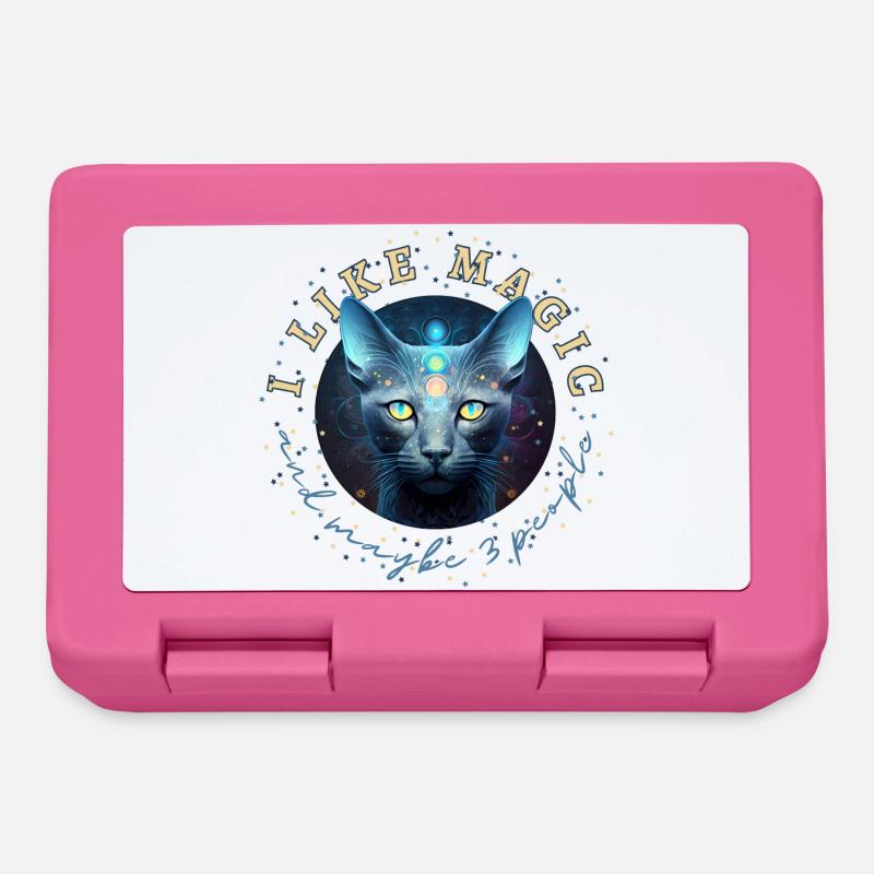 I Like Magic And Maybe 3 People - Lunchbox - pink
