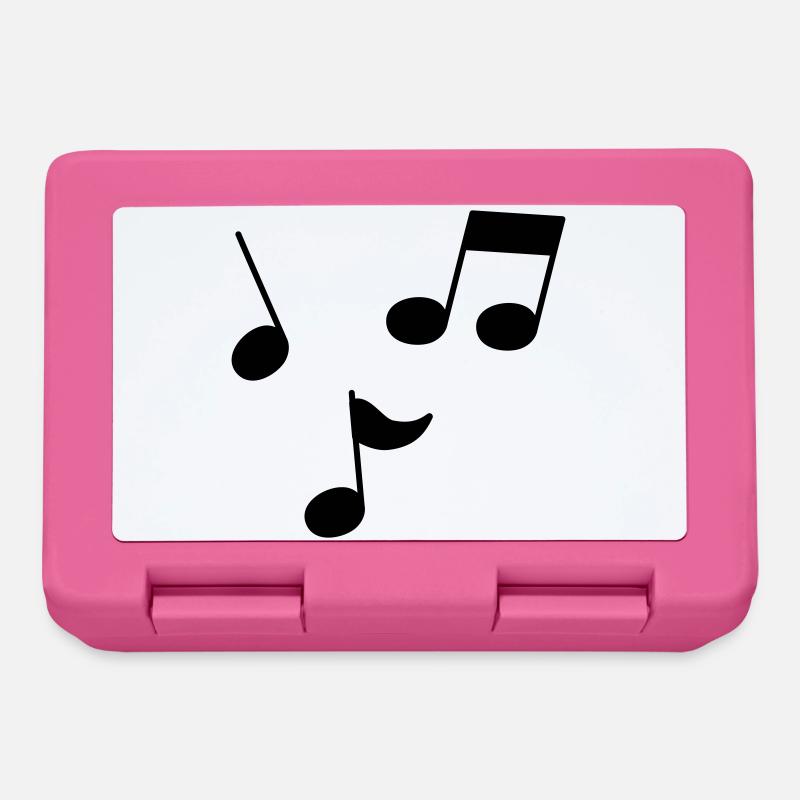 Musiknoten - Brotdose - Pink