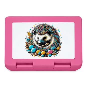 Hedgehog - Lunchbox - pink - Front