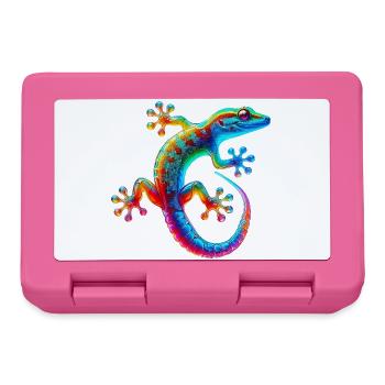 Gecko - Lunchbox - pink - Front