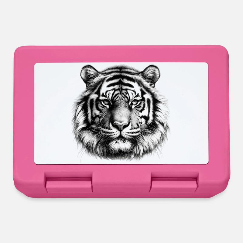 Tiger - Brotdose - Pink