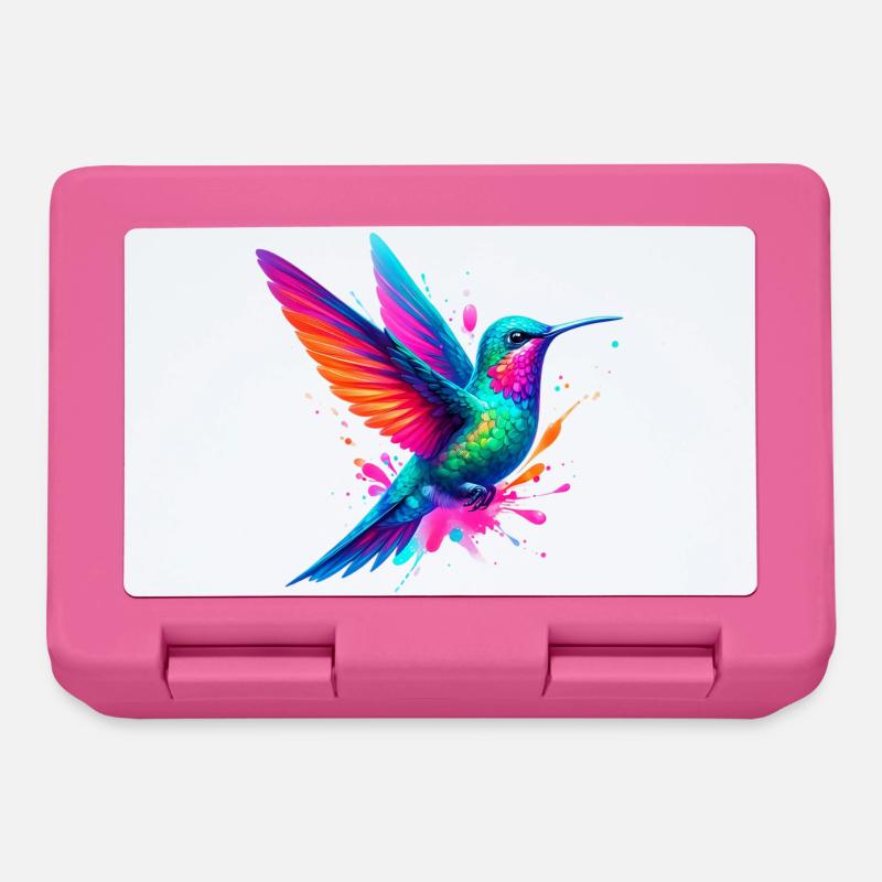 Colibri - Boîte à goûter - rose