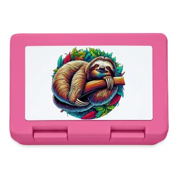 Paresse - Boîte à goûter - rose - Devant