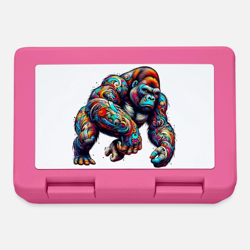 Gorilla - Brotdose - Pink