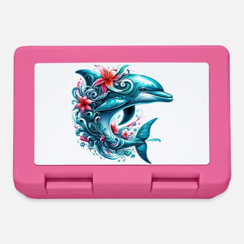 Delfin - Brotdose - Pink
