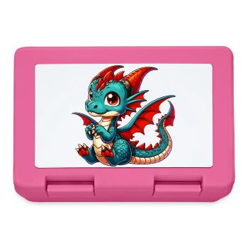 Dragon - Boîte à goûter - rose - Devant