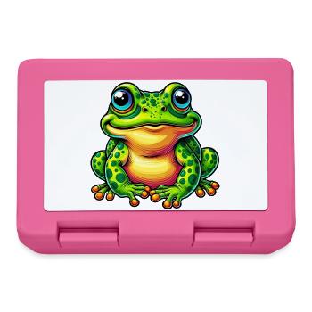 Frog - Lunchbox - pink - Front