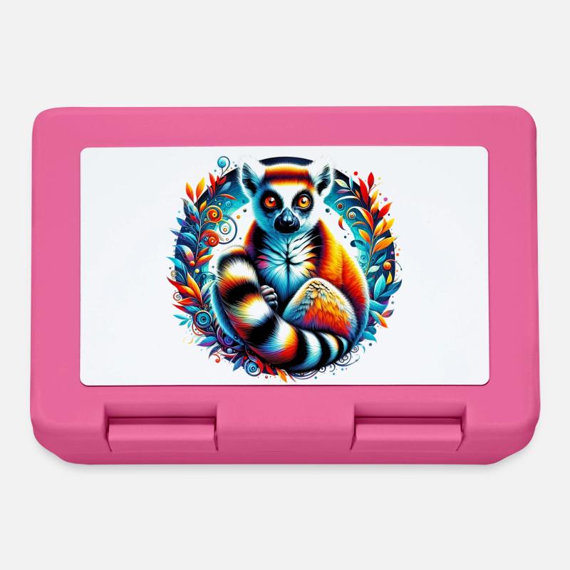 Lemur - Brotdose - Pink