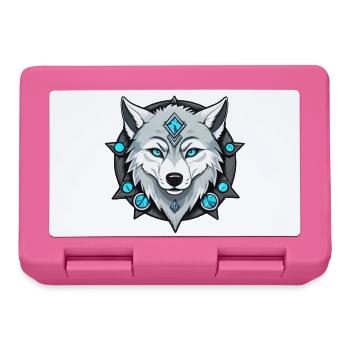 Loup de glace - Boîte à goûter - rose - Devant