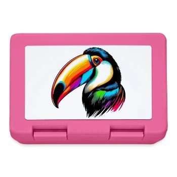 Toucan - Lunchbox - pink - Front