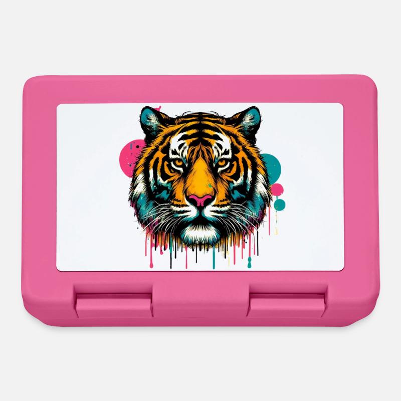 Tiger - Brotdose - Pink