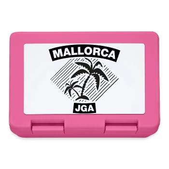 Majorque – Enterrement de vie de garçon sous les palmiers 2C - Boîte à goûter - rose - Devant