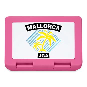 Majorque – Enterrement de vie de garçon sous les palmiers - Boîte à goûter - rose - Devant