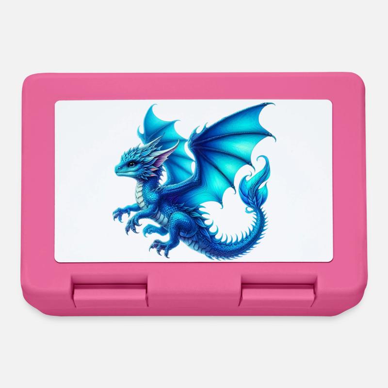 Drache - Brotdose - Pink