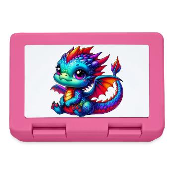 Dragon - Lunchbox - pink - Front