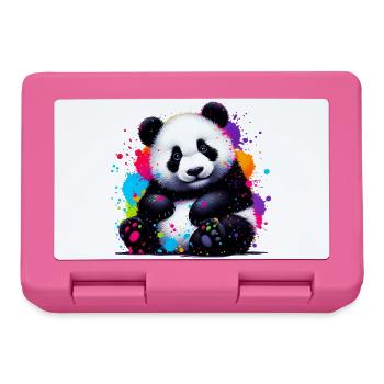 Panda - Brotdose - Pink - Vorne