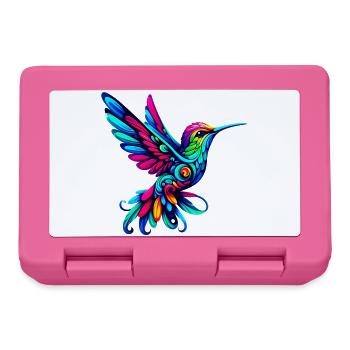 Colibri - Boîte à goûter - rose - Devant
