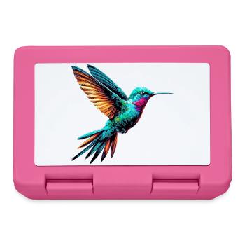 Colibri - Boîte à goûter - rose - Devant