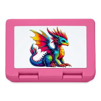 Dragon - Lunchbox - pink - Front