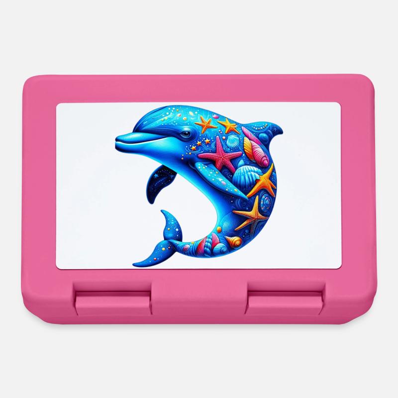 Delfin - Brotdose - Pink