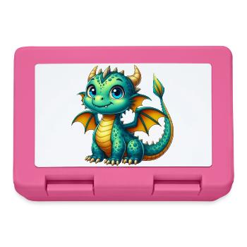 Dragon - Lunchbox - pink - Front