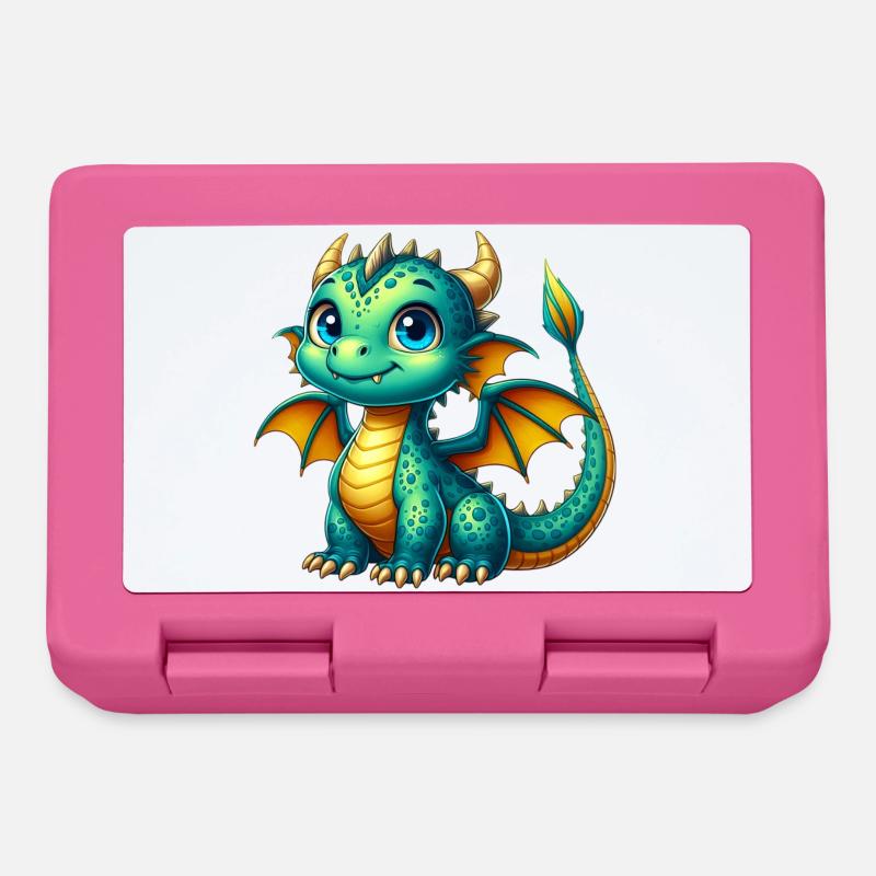 Dragon - Boîte à goûter - rose