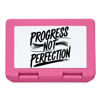 Progress Not Perfection Tee - Lunchbox - pink - Front