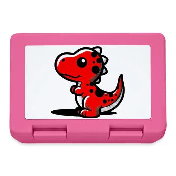 Dinosaure - Boîte à goûter - rose - Devant