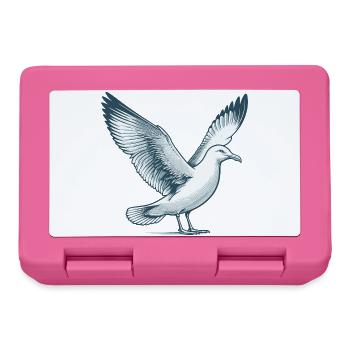 Möwe - Brotdose - Pink - Vorne