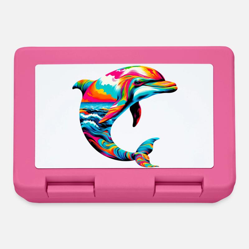Dolphin - Lunchbox - pink