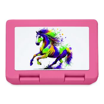 Horse - Lunchbox - pink - Front