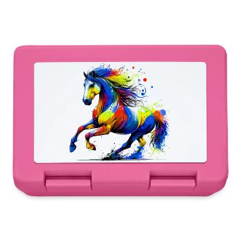 Horse - Lunchbox - pink - Front