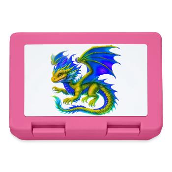 Dragon - Lunchbox - pink - Front
