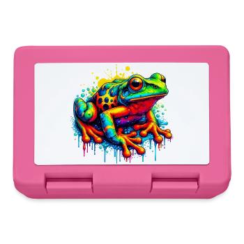 Frog - Lunchbox - pink - Front