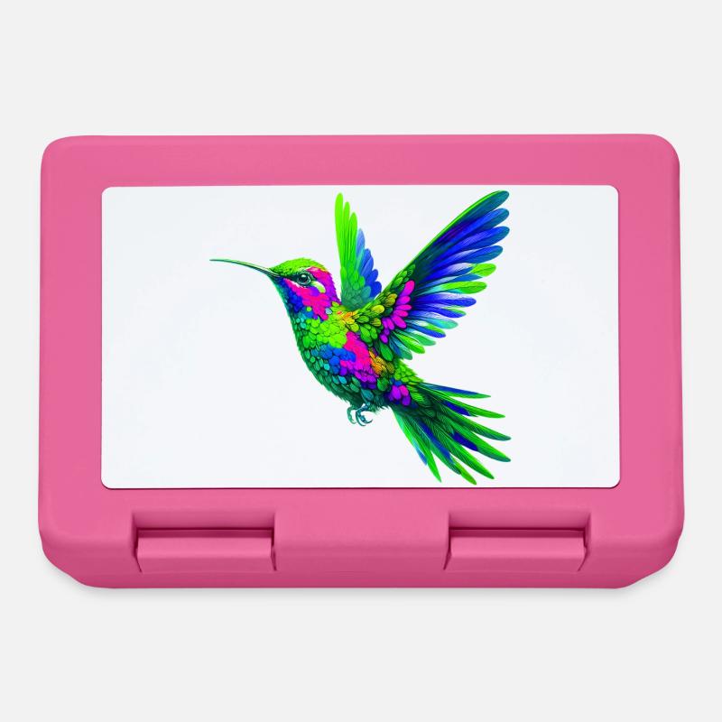 Colibri - Boîte à goûter - rose