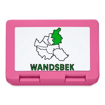 Wandsbek, a district of Hamburg - Lunchbox - pink - Front