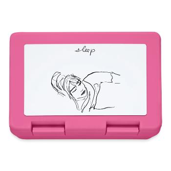 Sleep - Lunchbox - pink - Front