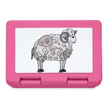 Ram - Lunchbox - pink - Front